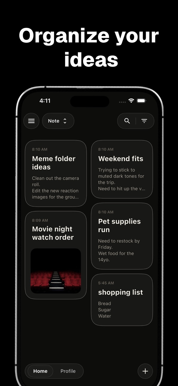 iPhone screenshot