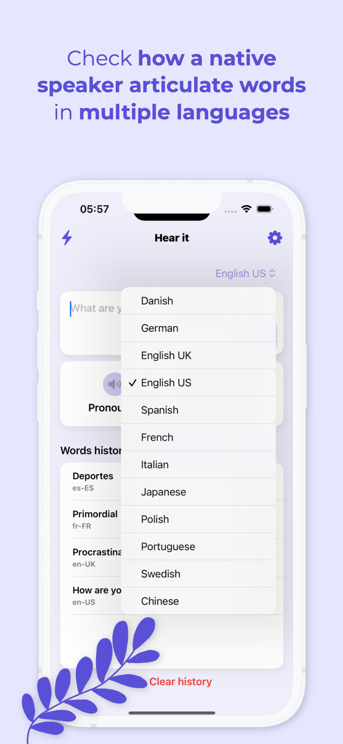 Pronounce Words - Hear it