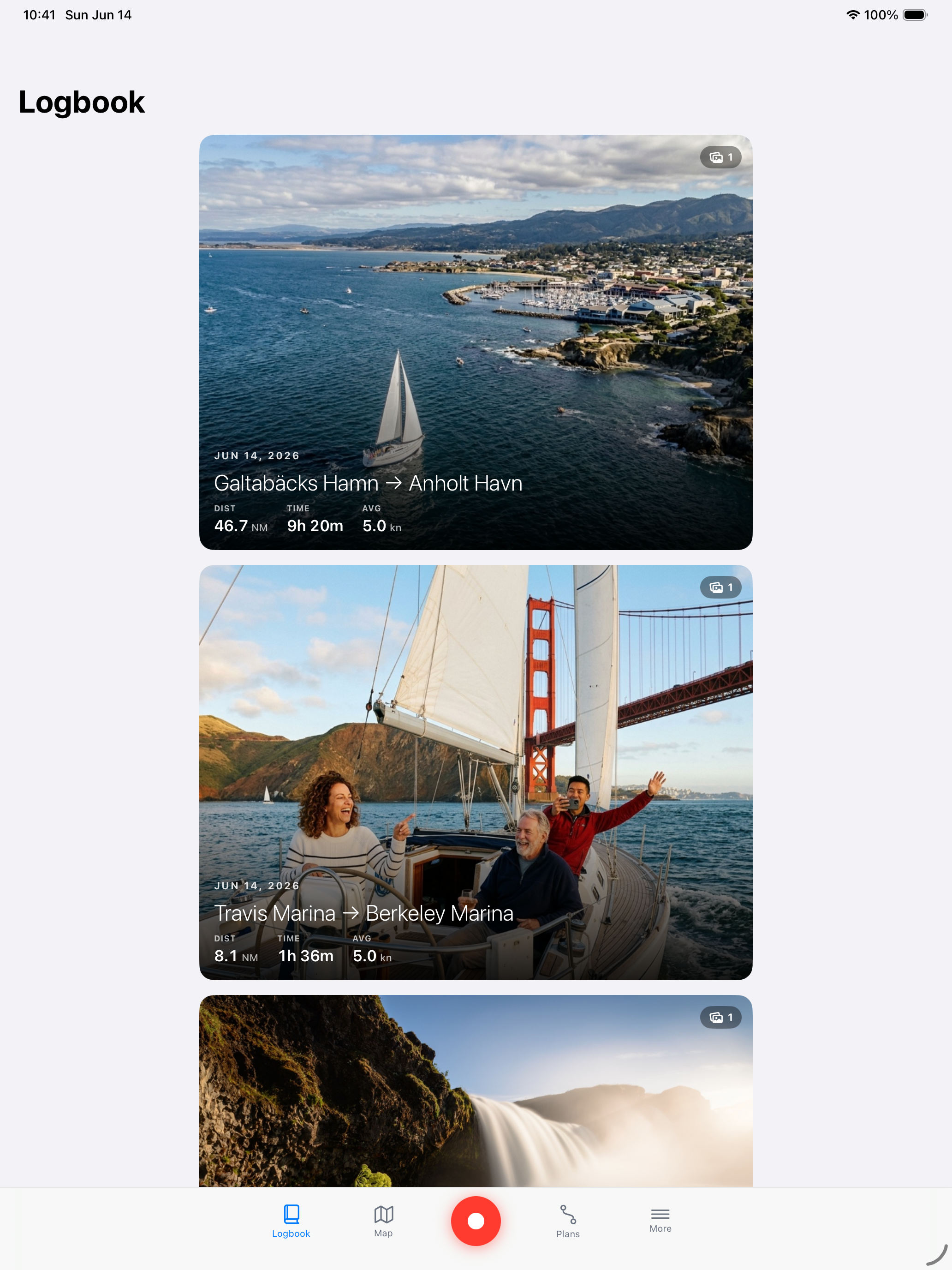 Sailing Log: Boat Logbook