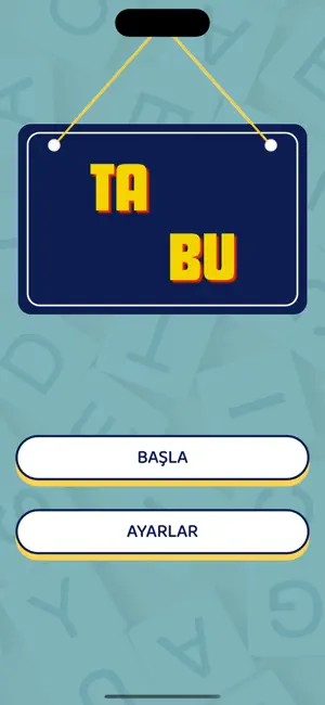 Tabu - Kategori Seçimli Tabu screenshot 1