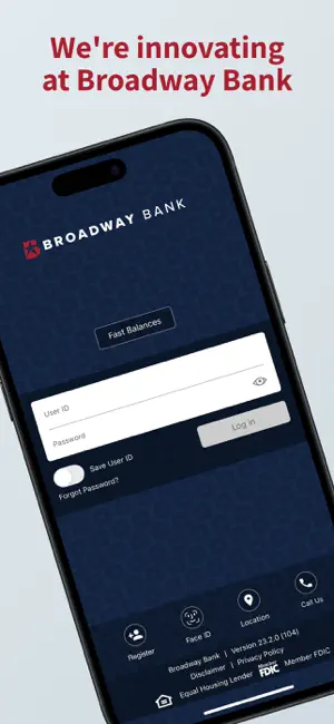 Broadway Bank Mobile screenshot 1
