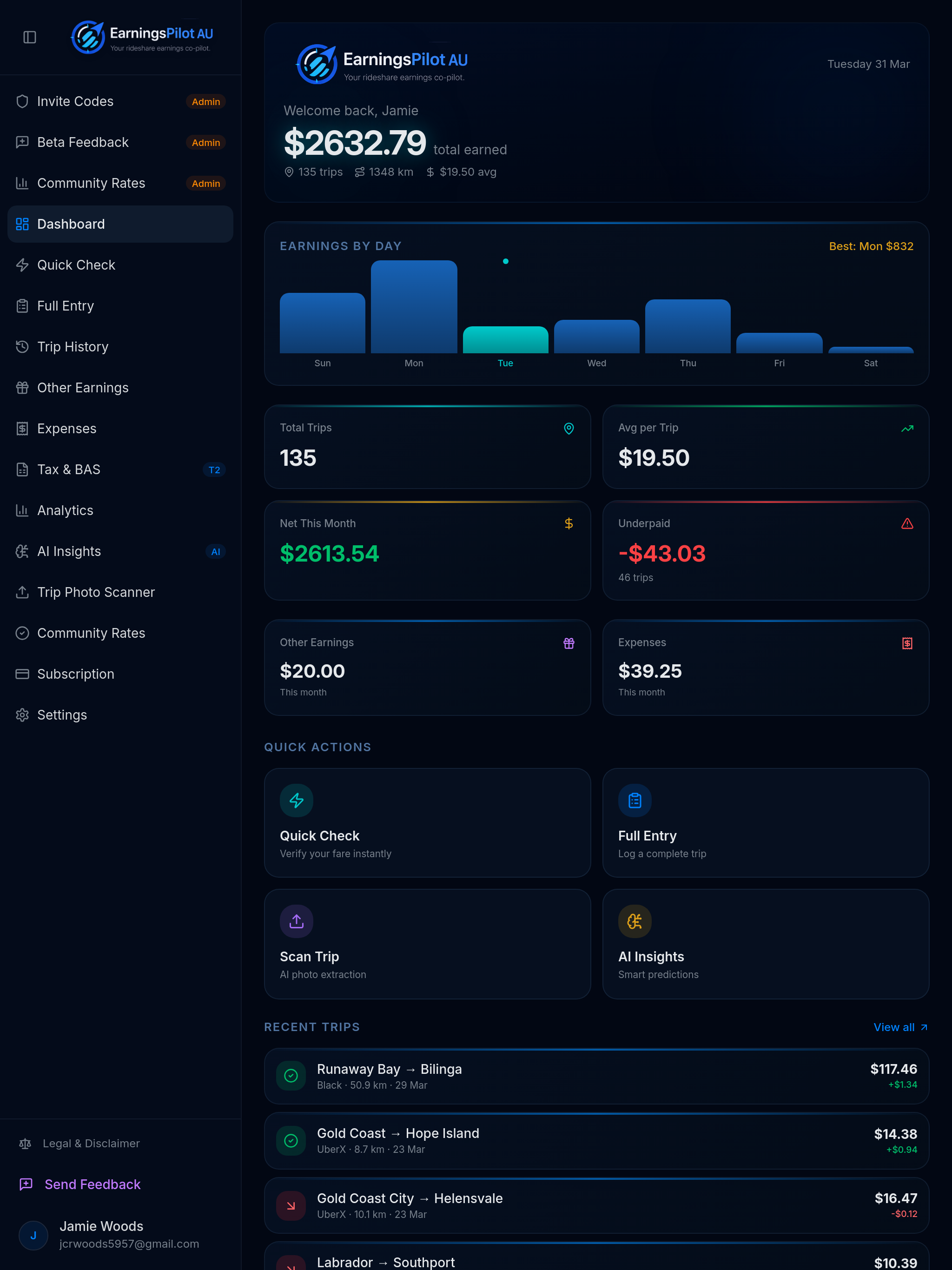EarningsPilotAU screenshot 8