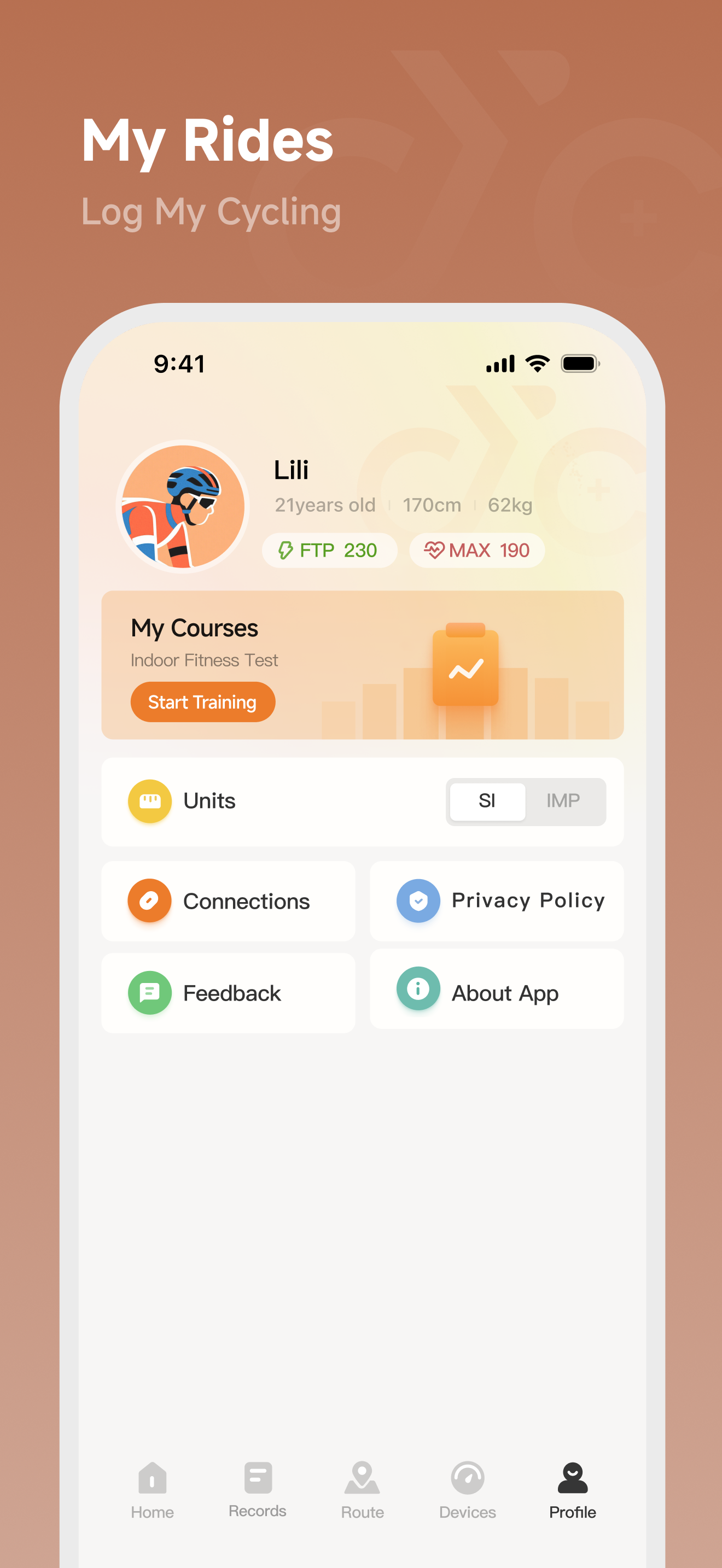 CYCPLUS Fit screenshot 5