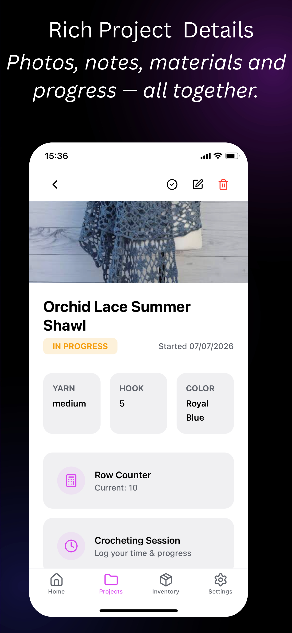 Crotchet Tracker and Journal screenshot 5