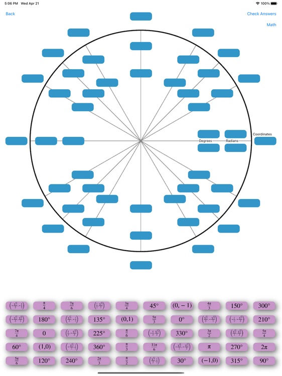 Unit Circle Practice
