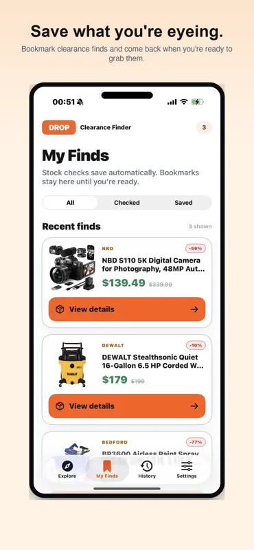 Drop: Clearance Finder screenshot 2 of 4