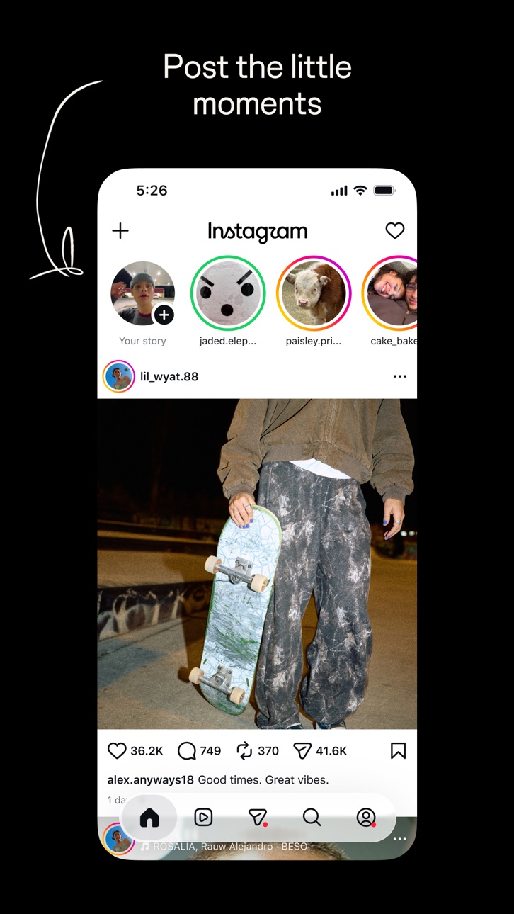 Moe Multi for Instagram screenshot 6 - iOS app interface
