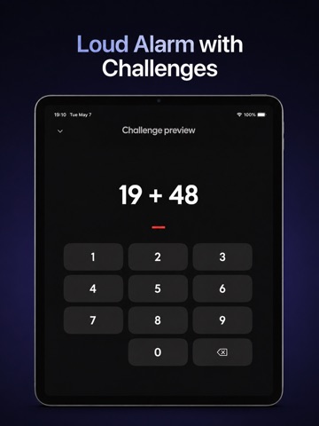 Tock - Alarm & Sleep Tracker iPad screenshot