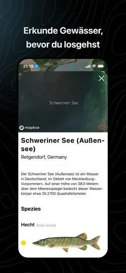 Screenshot von Fishbuddy: Angeln & Gewässer auf dem iPhone 6