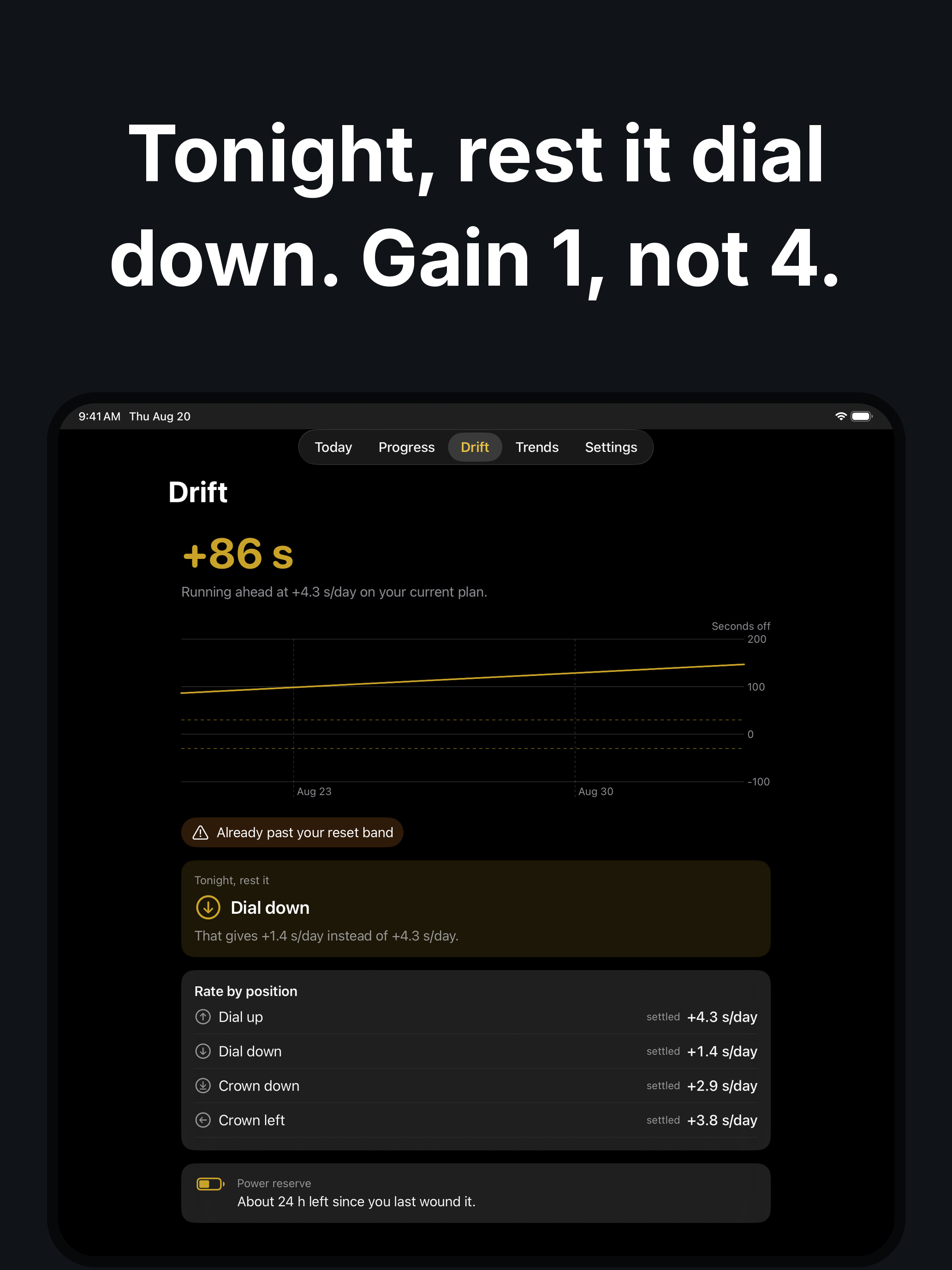 Watch Accuracy: Timing Log screenshot 7