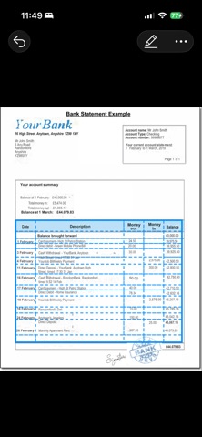 Convert PDF Bank Statements screenshot