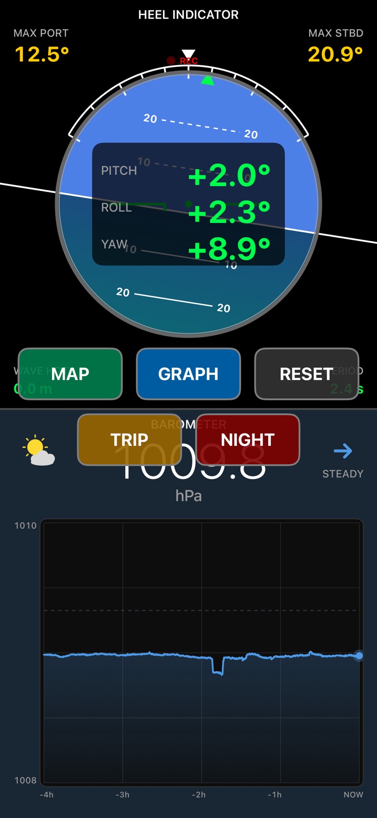 Marine Instruments iphone screenshot 3