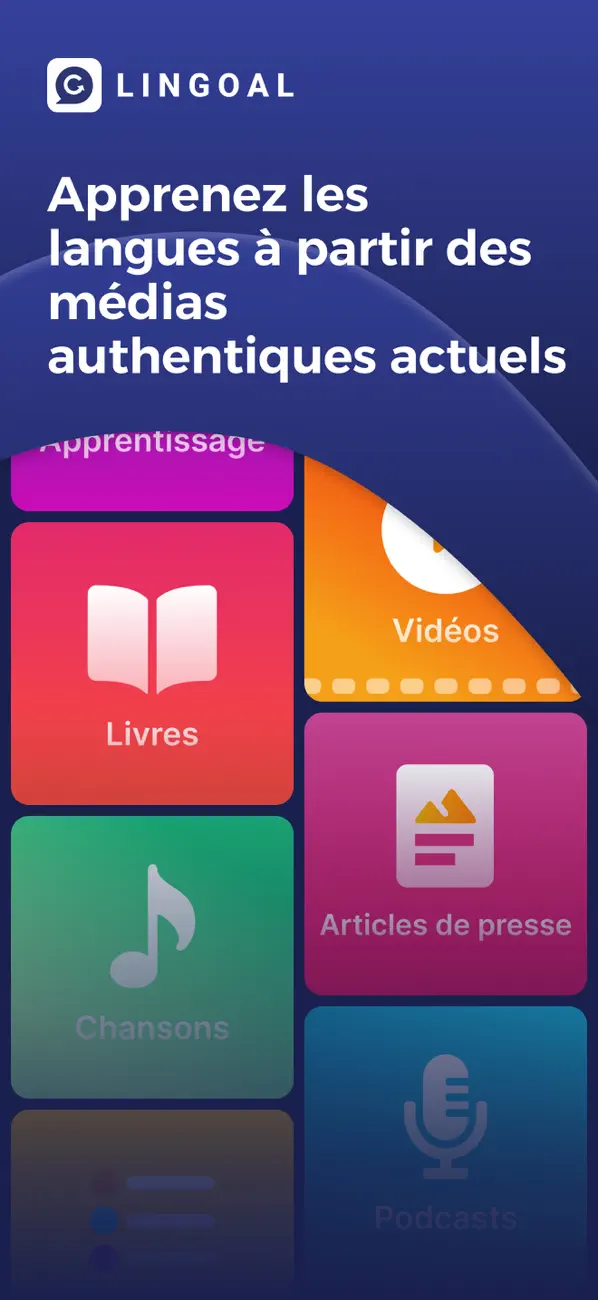 Screenshot #1 pour Lingoal: Apprenez en immersion