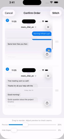 unroll - Screenshot Stitch iPhone screenshot