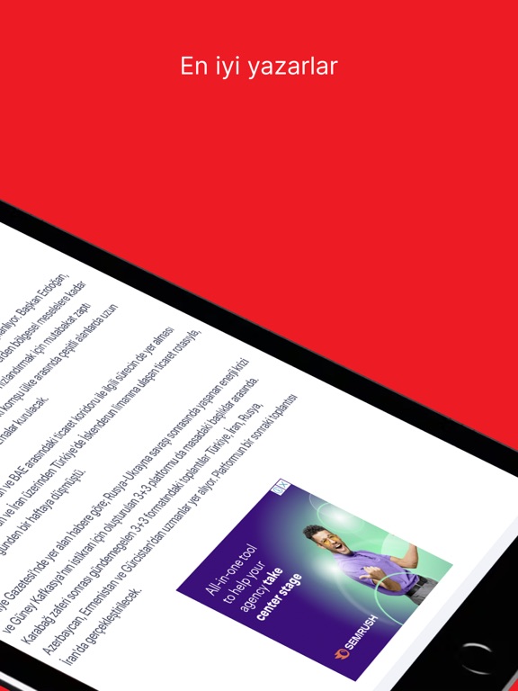 Takvim - Son Dakika Haberleri iPad screenshot 4 - News app