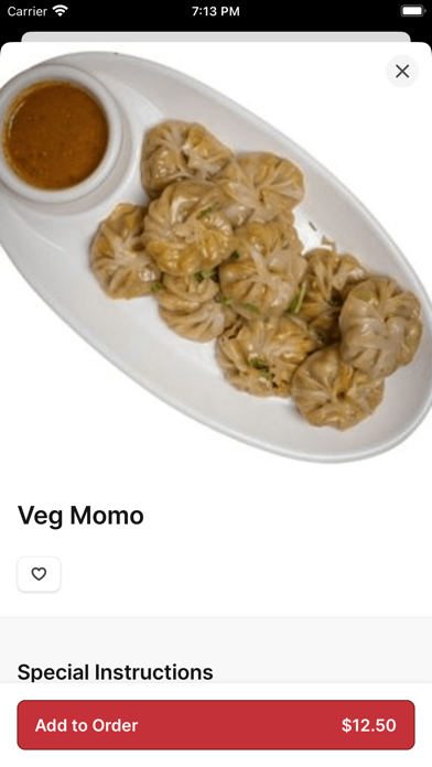 Everest Cuisine iPhone screenshot 4 - Food & Drink app