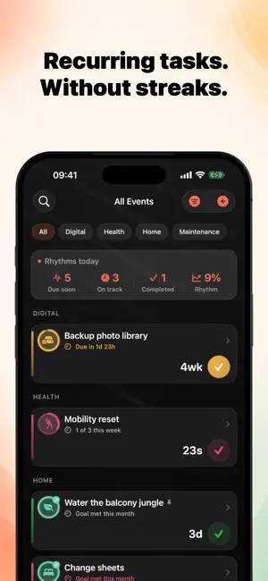 Takt: Recurring Task Tracker screenshot 1