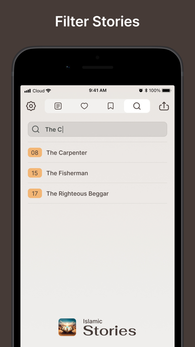 Islamic & Muslim Stories App Screenshot