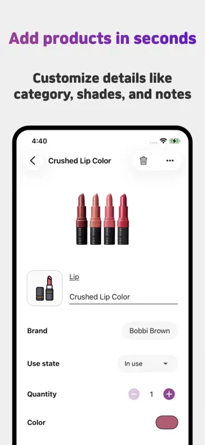 Wonder Powder: Cosmetics list screenshot 2