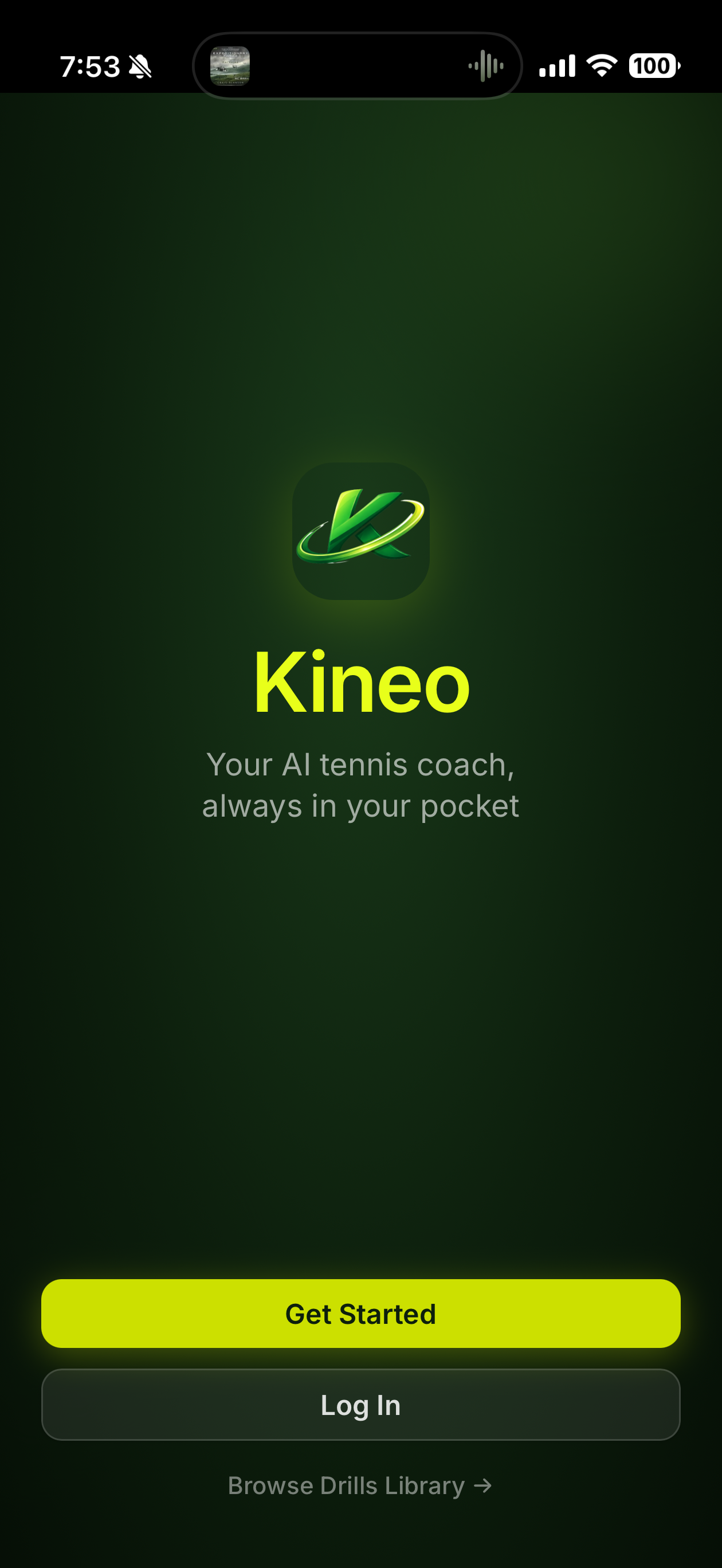 Kineo AI screenshot 2