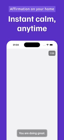 Mirror Me - Calm Anxiety iPhone screenshot
