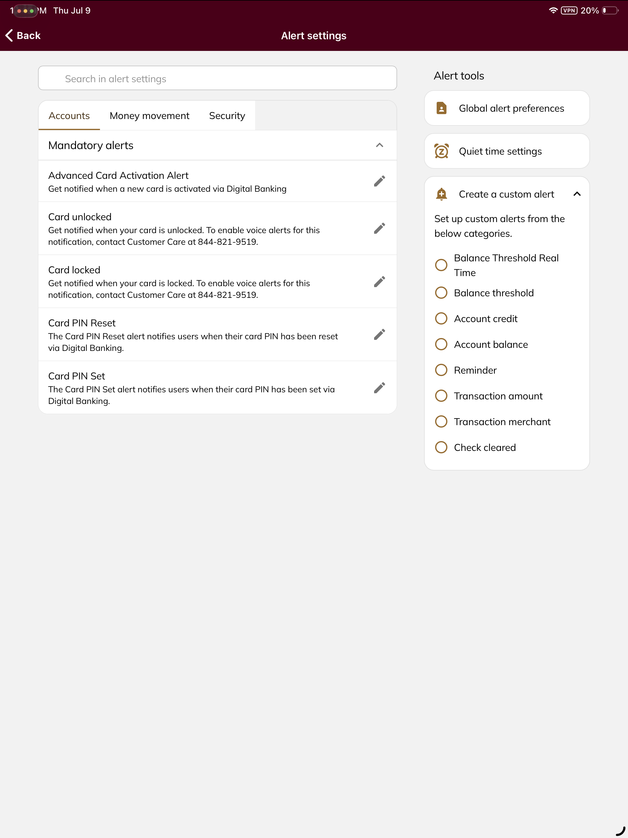 TCBNW Mobile Banking screenshot 8