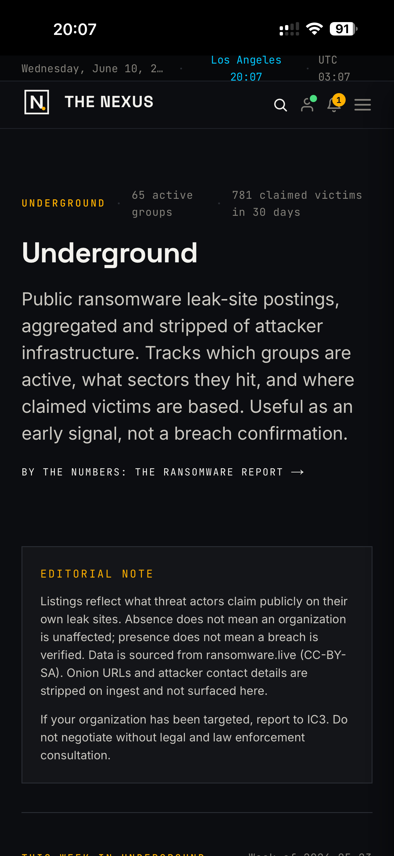 The Nexus: News Intelligence