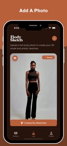 Body Sketch & 3D Body Model iPhone screenshot