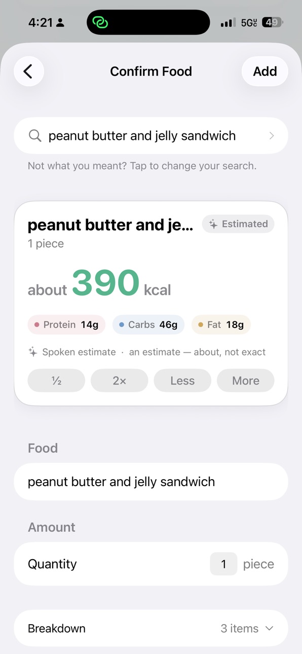 iPhone screenshot