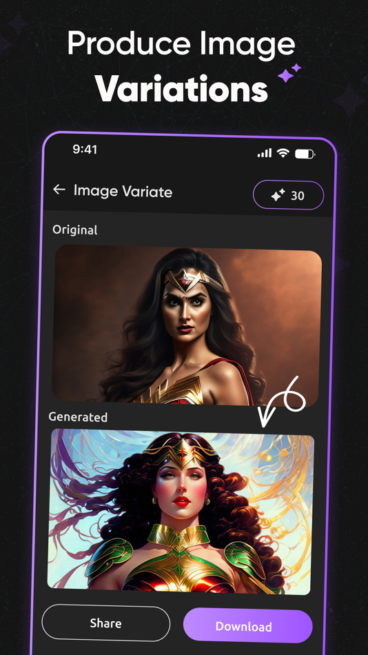 #4. Imagin AI - Image to Prompt AI (iOS) By: Par Solution