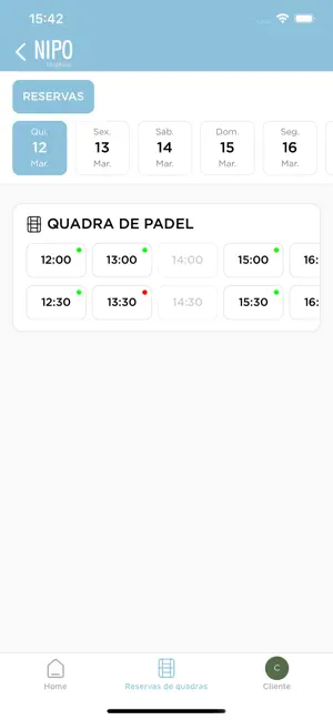 Nipo Reservas screenshot 2