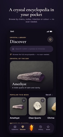 Crystal ID - AI Gem Scanner iPhone screenshot