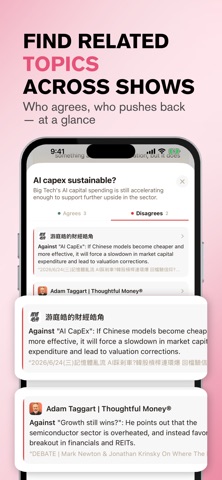 Podket: AI Podcast Summary iPhone screenshot