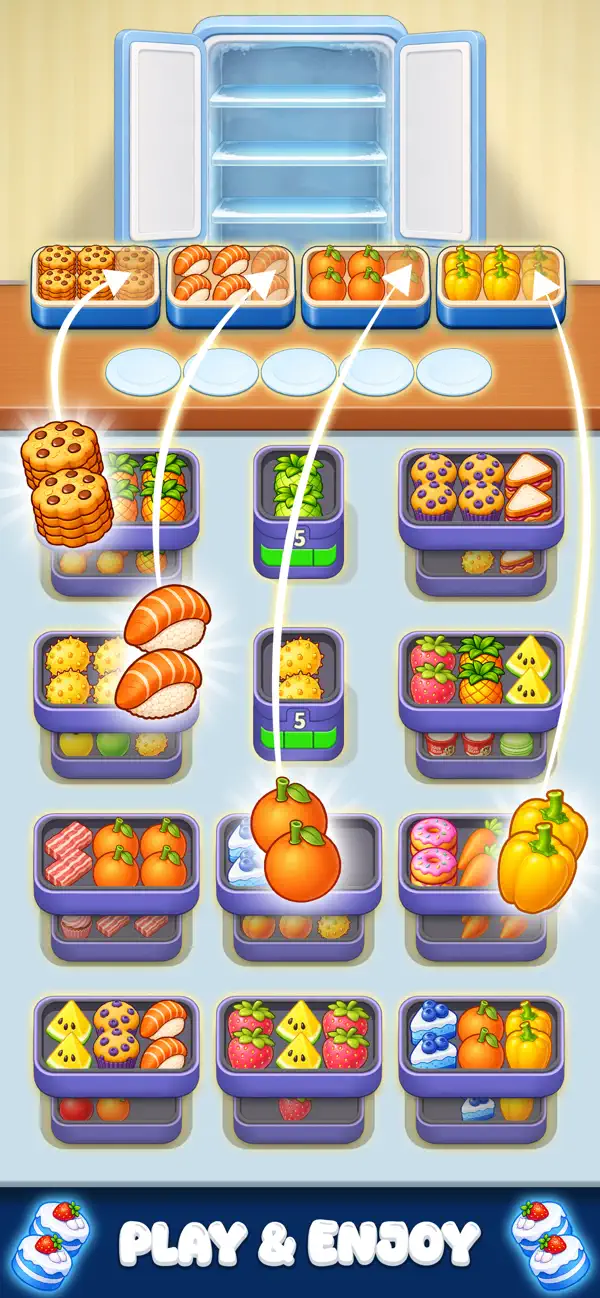 Screenshot #3 pour Fridge Jam Puzzle