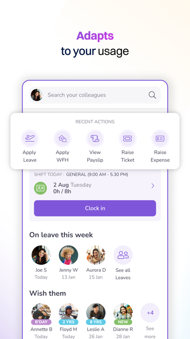 Screenshot #1 pour Keka HR