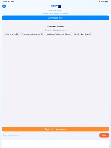 AI MathBot ipad screenshot 3