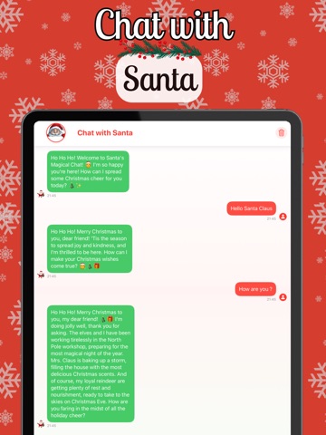 Where is the Santa? iPad screenshot
