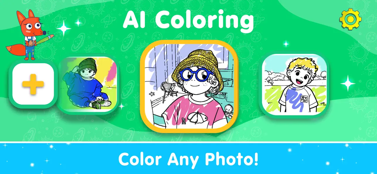 Screenshot #3 pour AI Coloring Book for Kids