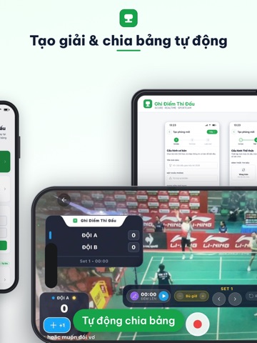 Ghi Điểm Thi Đấu iPad screenshot 2