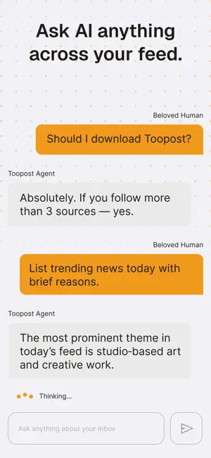 Toopost: Any Source. One Feed screenshot 3