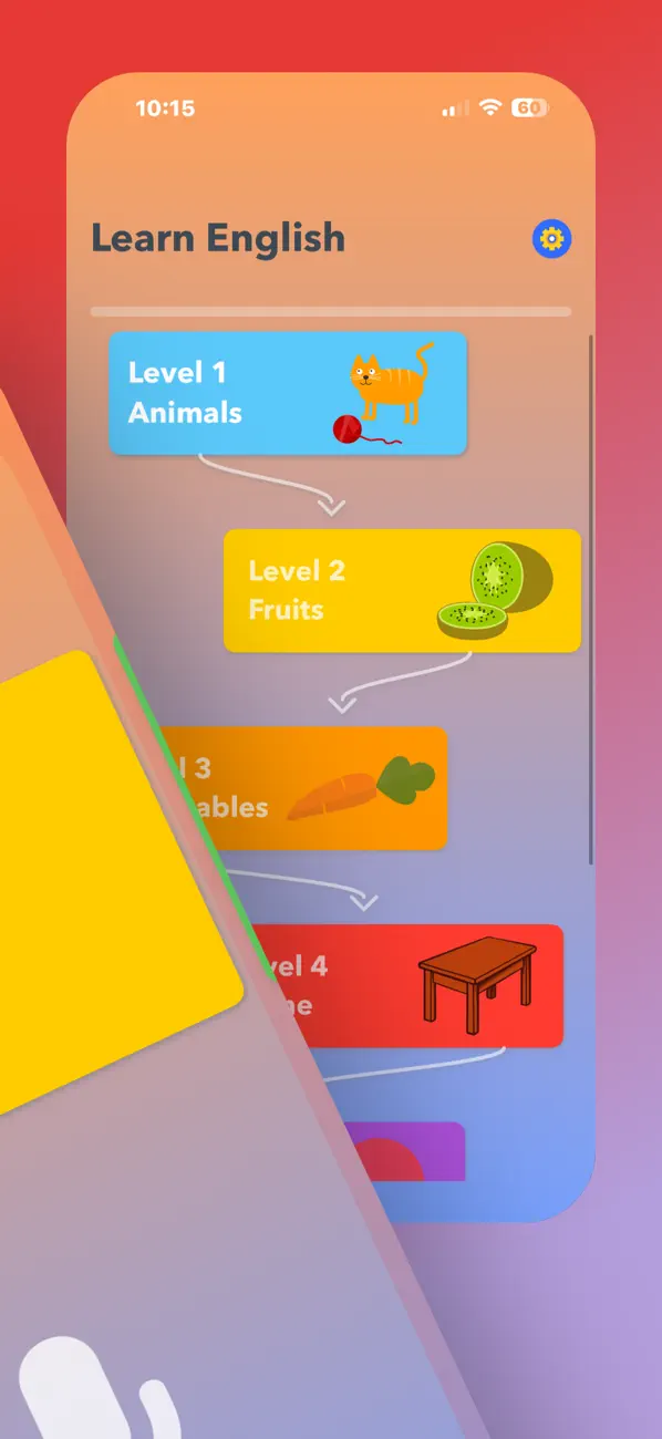 Screenshot #2 pour Anglais pour Enfants: Appris