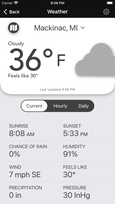 Mackinac County Sheriff MI Screenshot
