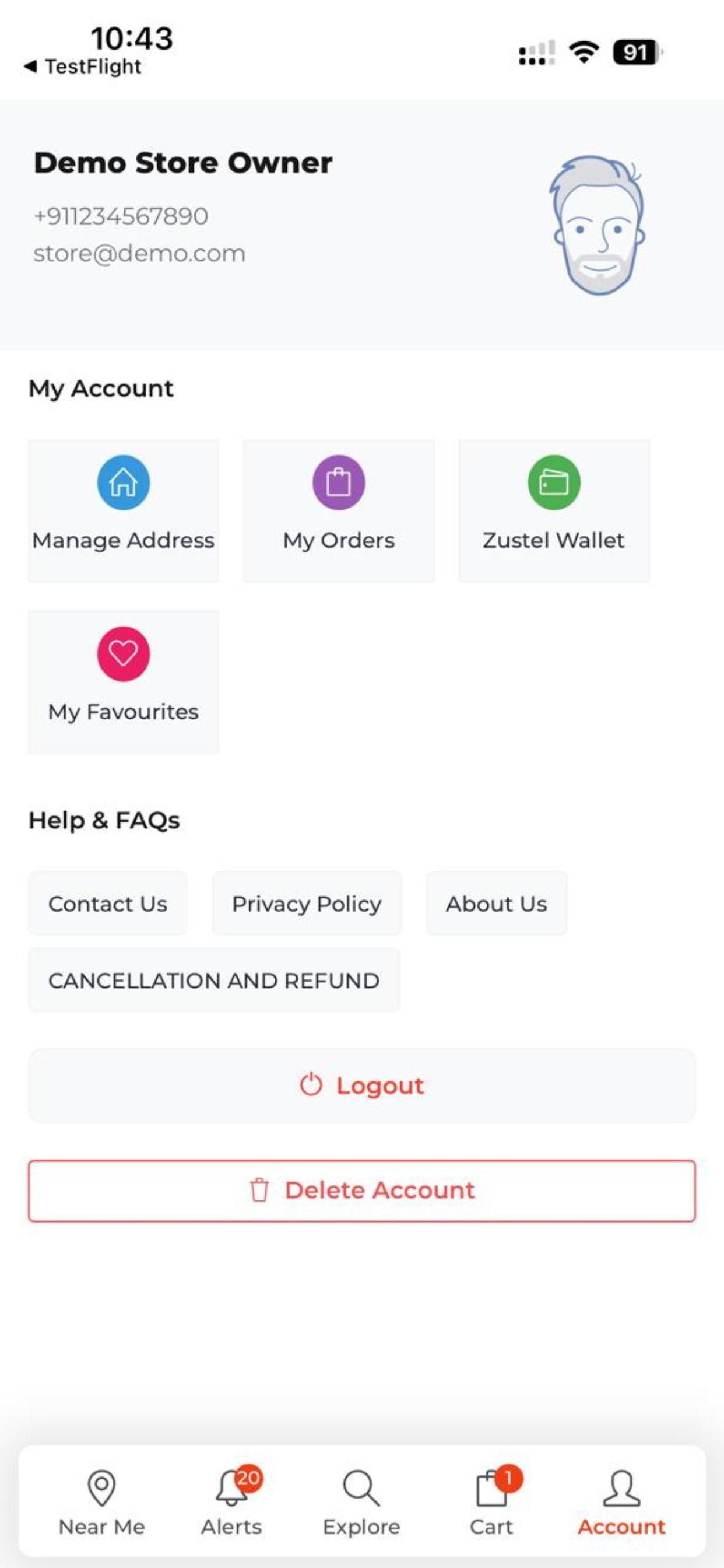 Zustel screenshot 3