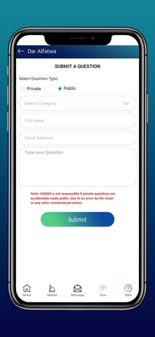IQAMA Prayer screenshot