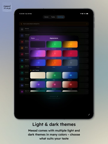 Meead — Shifts, Tasks & Tools iPad screenshot