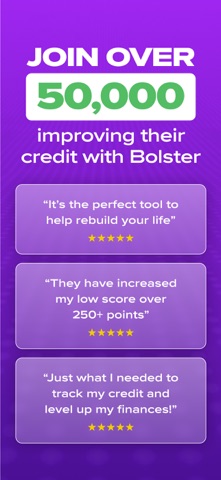 Bolster: Get Your Credit Right iPhone screenshot