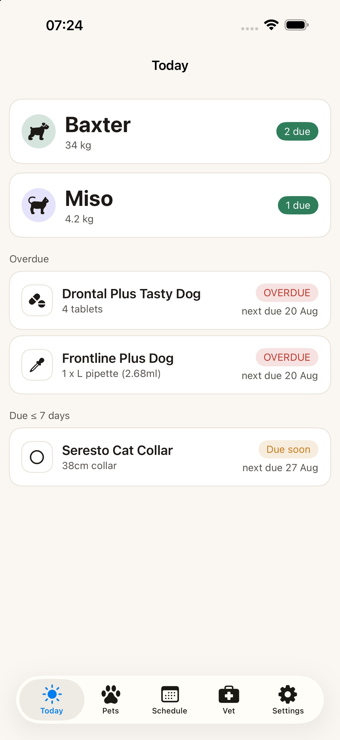 Screenshot 4 of PetDose - Flea & Worm Tracker