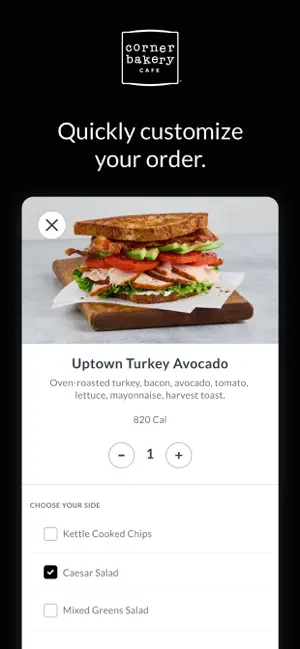 Corner Bakery Cafe screenshot 2