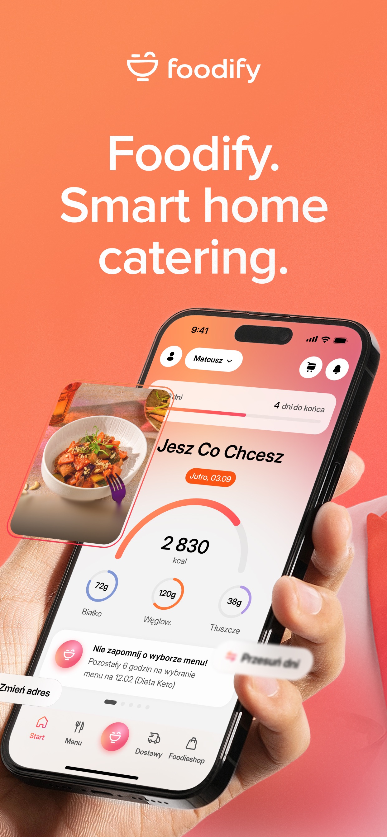 Screenshot 1 of Foodify App