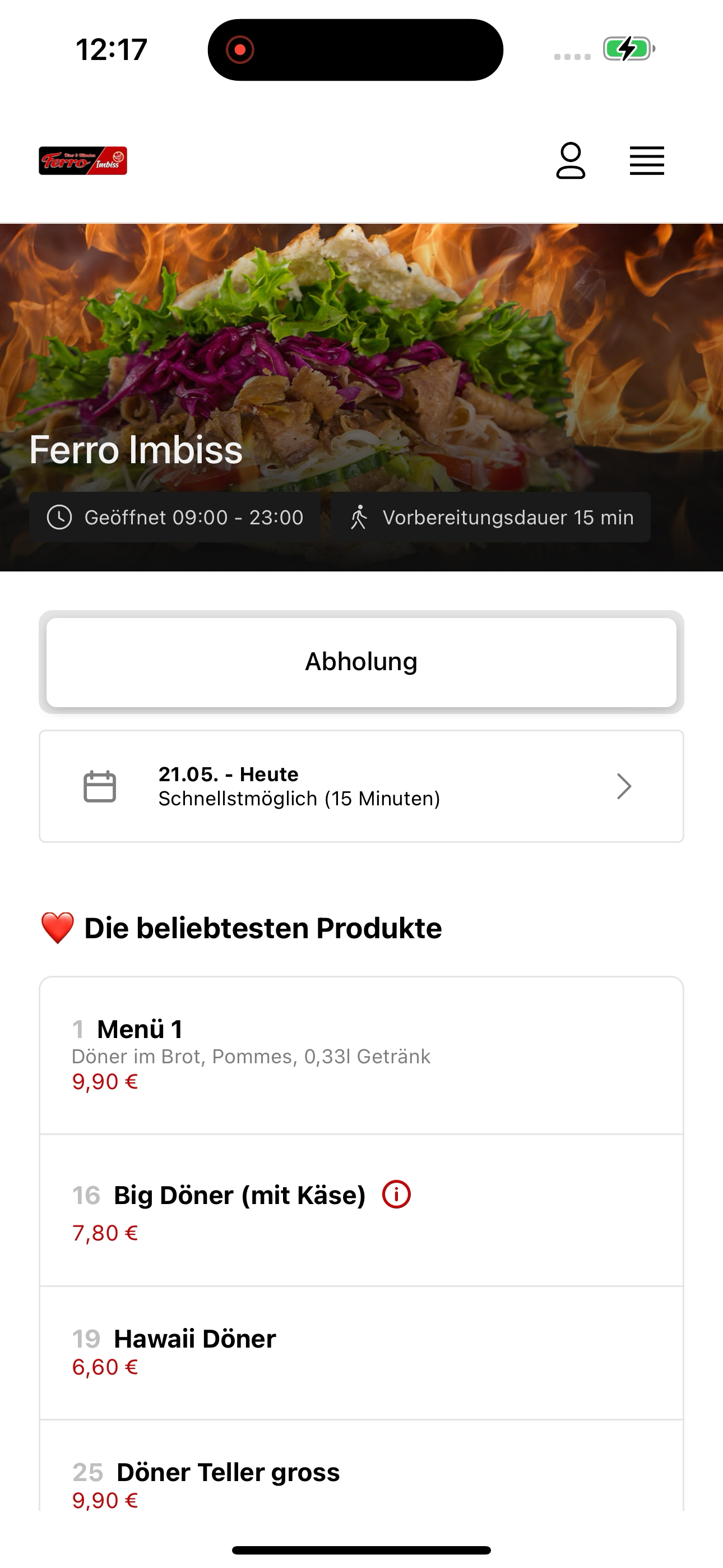 Ferro Imbiss screenshot 3